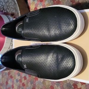 Black MK boreum slip on preloved....